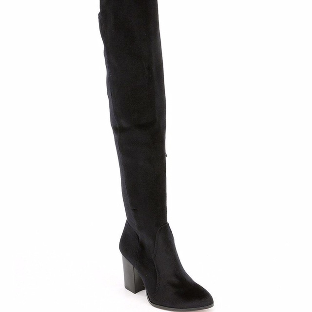 Gianni Bini Esmeldaa Velvet Over Knee Boots Sz 9.5